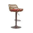 Modern Swivel Bar Stools Adjustable Counter Chairs With Footrest (Set of 2) by HouseOfZazla