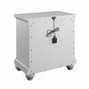3 Drawer Nightstand With USB - Gray - Wood by Unique Piece Furniture