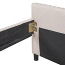 Upholstered Daybed With Two Drawers, Wood Slat Support by HouseOfZazla