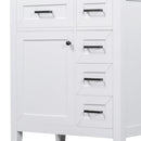 30" Bathroom Vanity with Sink Combo, White Bathroom Cabinet with Drawers, Solid Frame and MDF Board