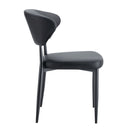 Minimalist Ergonomic Dining Chair With Curved Backres (Set of 4) by HouseOfZazla