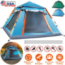4-5 Person Camping Tent Outdoor Foldable Waterproof Tent with 2 Mosquito Nets Windows Carrying Bag for Hiking Climbing Adventure Fishing by GBruno Store