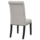 Tufted Rolled Backrest Side Chairs (Set of 2) by HouseOfZazla