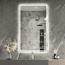 Bathroom Mirror Vanity Mirrors With Front Lights, Wall Mounted, Anti-Fog, Frameless, Horizontal Or Vertical by HouseOfZazla