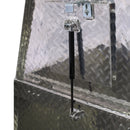 29inch Aluminum tool box,heavy duty truck bed tool box,outdoor trailer pickup storage tool box,RV storage organizer,underbody box w/lock keys,silver, 29x16.5x18.5inch