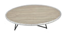 Allis Weathered Oval Coffee Table