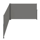 Retractable Side Awning 71" x 236" Full Aluminum Rust-Proof Patio Screen by HouseOfZazla