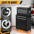 High Capacity Rolling Tool Chest with Wheels and Drawers, 8-Drawer Tool Storage Cabinet