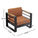 Giovanna Club Chair Set With Aluminum Frame by HouseOfZazla