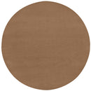 5-Piece Rattan Round Dining Table Set, Wood Table with Hexagonal Base and Upholstered Chairs for Dining Room, Kitchen,Indoor Use, White+Beige