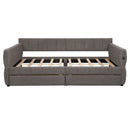 Upholstered Platform Bed With USB Charging by HouseOfZazla