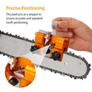 Chainsaw Chain Sharpening Jig Universal Chainsaw Sharpener Kit Hand Crank Chain Sharpener for Electric Saw for Lumberjack Garden Worker