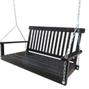 Front Porch Swing With Armrests For Outdoor Patio, Garden Yard, Backyard Or Sunroom by Unique Piece Furniture