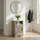 Farmhouse Nightstand, Charging Station & Storage by HouseOfZazla