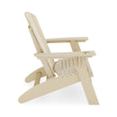 Adirondack Chair Sturdy HDPE Poly Lumber For Poolside, Patio, And Garden Relaxation by HouseOfZazla