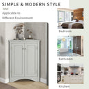 Triangle Bathroom Storage Cabinet With Adjustable Shelves, Freestanding Floor Cabinet For Home Kitchen by HouseOfZazla