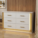 Obsession - 6 Drawer Dresser - White by HouseOfZazla