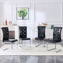 Elegant Design Upholstered Dining Chairs by HouseOfZazla