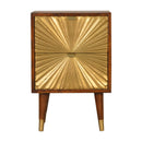 Manila - Nightstand - Brown / Gold by Unique Piece Furniture