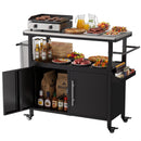 Outdoor Grill Cart with Patio Furniture