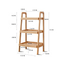 3 Tier Rack, Premium Storage Organizer - Natural by HouseOfZazla
