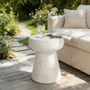 U_Style Mushroom-Shaped Outdoor Concrete Side Table by HouseOfZazla