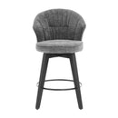 Wing Back Swivel Bar Stools (Set of 2) by HouseOfZazla