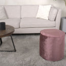 Shimon - Cylinder Pouf Ottoman Floor Cushion by HouseOfZazla
