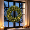 36-Inch Pre-Lit Christmas Wreath