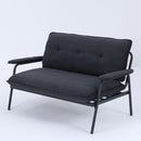 Modern Metal Frame Sofa With Sponge Filling For Compact Spaces And Versatile Use by HouseOfZazla