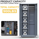 Gray And Metal Storage Cabinet by HouseOfZazla