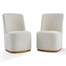 Indoor Dining Chair Set of 2, Modern Upholstered Fabric Chair