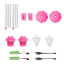 3-in-1 Standing Bubble Machine with Lights and Music by LJGDeals