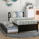 Platform Bed Wood Bed Frame With Trundle by HouseOfZazla