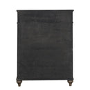 1 Piece Chest, Back Dovetail Drawers, Bedroom Furniture - Oak / Rustic