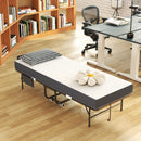 Twin Folding Bed With Adjustable Headboard & Memory Foam by HouseOfZazla