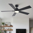 Reversible Motor Integrated LED Dimmable Ceiling Fan With Light by Unique Piece Furniture