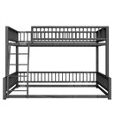 Bunk Bed With Ladder And Safety Guardrails by HouseOfZazla