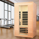 Hemlock Far Infrared Roof Embedded Indoor Sauna Room by HouseOfZazla