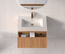 30" Bathroom Vanity with Sink - Wall Mounted Floating Cabinet