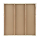 Luminous Burst Signature White Gloss Dimensional Resin Wall Art