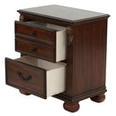 3 Piece Bedroom Set, Elegant Panel Bed With 2 Nightstands by HouseOfZazla