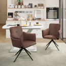 Swivel Home Office Desk Chairs With Arm (Set of 2) by Unique Piece Furniture