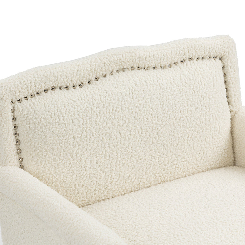 Accent Chair, Living Room Chair / leisure single sofa with acrylic feet