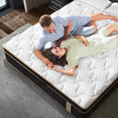Plush Hybrid Mattresses With Gel Memory Foam, Individual Pocket Spring Motion Isolation Edge Support by HouseOfZazla