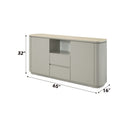 Ingram - Server - Ceramic Top & Light Gray