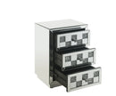Noralie Mirrored and Faux Diamonds Accent Table by HouseOfZazla