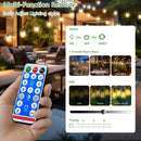 100 FT Solar String Lights Waterproof with Remote & USB Port by HouseOfZazla