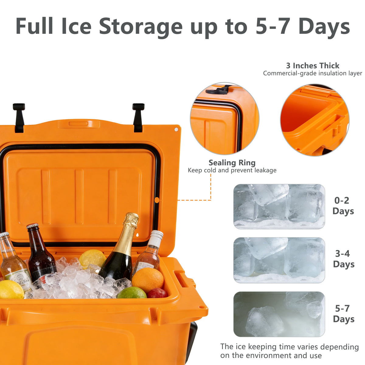 25QT Portable Cooler with Extended Ice Retention, photo 7 of 10