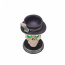 Halloween Skull Candle Holder with Glowing
